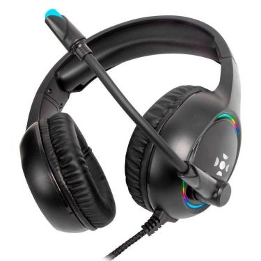 Imagem de Headset Gamer Fortrek Holt, Driver 50mm, Led Rgb, P2, Usb, Adaptador P3, Preto - 70552