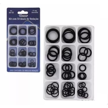 Imagem de Kit Anel Vedação Oring Arruela Borracha Com 50 Anéis Top - Western