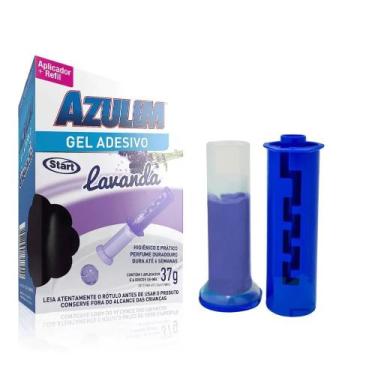 Imagem de Gel Adesivo C/ Aplicador Detergente Sanitário Lavanda Azulim