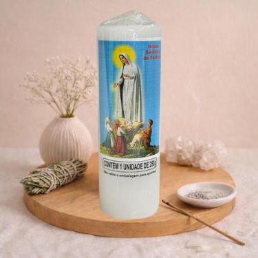 Imagem de Vela 7 Dias Nossa Senhora de Fátima  Fé, Proteção e Devoção - Estrela 