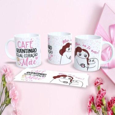 Imagem de Caneca Dia das Mães Flork Estampa 31 Porcelana 325ML Branca Outras Mar