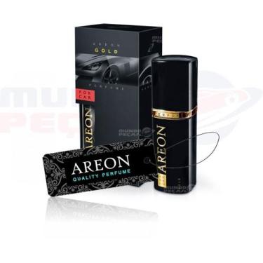 Imagem de Perfume Automotivo Areon Gold 50ml + Difusor de Papel