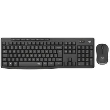 Imagem de Combo Teclado e Mouse Logitech MK295 Silent Wireless Sem Fio Silencios