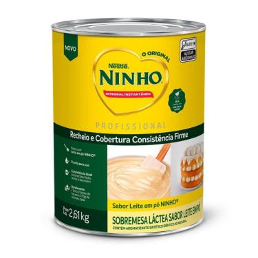 Imagem de Recheio e Cobertura Profissional Leite Ninho 2,61 KG Consistência Firme Nestlé