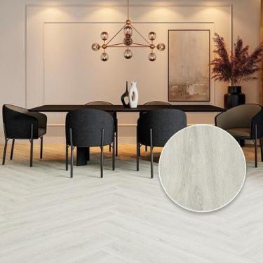 Imagem de Piso Vinilico Clicado Régua 4,34m2 - Cinza - Pix Revestimentos