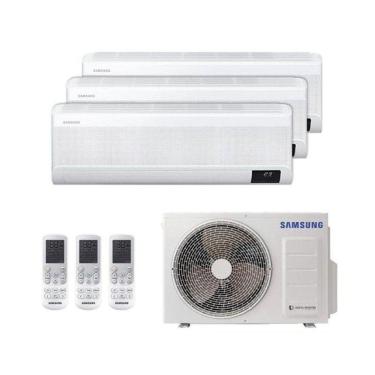 Imagem de Ar Condicionado Multi Split Hi Wall Samsung Windfree Inverter Quente e Frio R-410a 200V  9000 + 9000 + 12000 BTUs