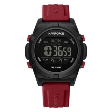 Imagem de Relógio Masculino LCD Duplo Esportivo 5ATM à Prova D`água