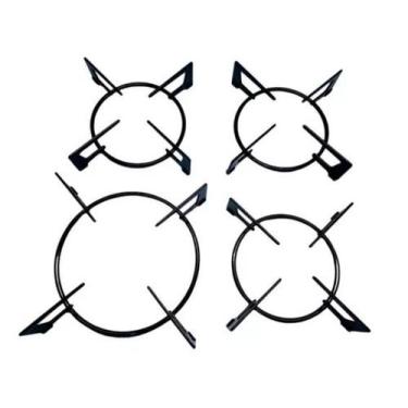 Imagem de Kit Com 4 Grade Trempe Original Fogão Cooktop Fischer