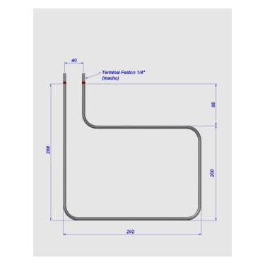 Imagem de Resistências p/ Fornos ECO - Gran Master - 850W - 127V