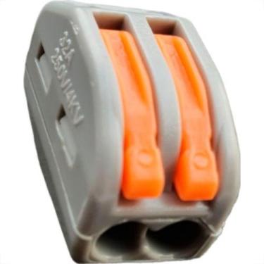 Imagem de Conector Emenda Asantos Flow 2Polo 4Mm Com 2Pecas 3212