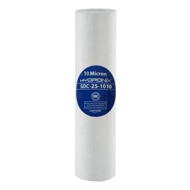 Imagem de Polipropileno de 10" de Altura x 2,5" Liso - Hydronix, 10 micra