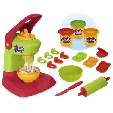 Imagem de Máquina de Massinha de Modelar Club Massa Kit Pizza e Pasta - Usual Br
