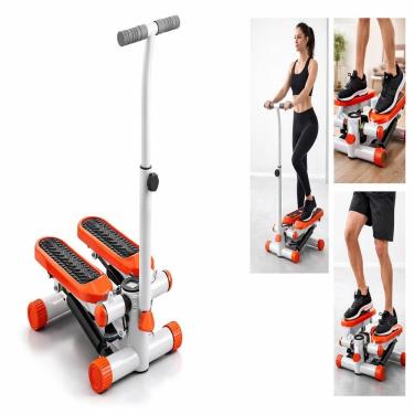 Imagem de Mini Stepper com Guidão 104cm para Caminhada e Exercícios de Pernas e Glúteos com Monitor Digital Yeet