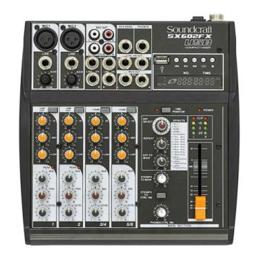 Imagem de Mesa de som Soundcraft 6 Canais SX 602 FX