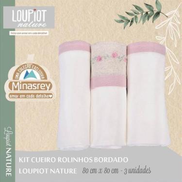 Imagem de Cueiro Loupiot Nature Rosa - 3 Unidades - MINASREY