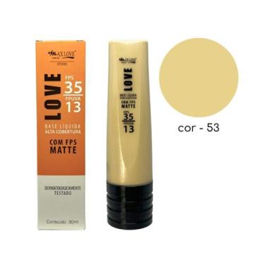Imagem de Base Liquida Alta Cobertura com FPS - Max Love Make-up, 53