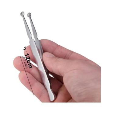 Imagem de Pinça Profissional De Aço Inoxidável 316L Para Piercing Corporal: Nari
