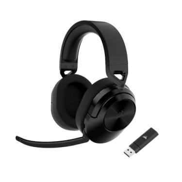 Imagem de Corsair HS55 WIRELESS Gaming Headset - Low-latency 2.4GHz Wireless or Bluetooth®, Dolby® Audio 7.1 Surround Sound, Lightweight, Omni-Directional Microphone, On-Ear Audio Controls - Carbon