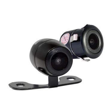 Imagem de Câmera de Ré Ou Frontal Automotiva Borboleta 2x1 RS-201BR Plus Alta Sensibilidade CMOS IP67 IP68 Roadstar Brasil