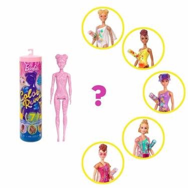 Imagem de Boneca Barbie Estilo Surpresa - Color Reveal - Areia e Sol - 7 Surpresas - Mattel