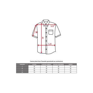 Imagem de Camisa Social Manga Curta 100% Microfibra Masculina