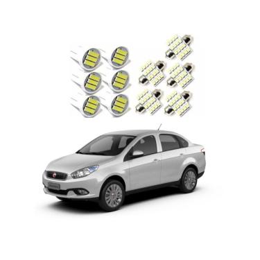 Imagem de Kit Lâmpada Led Fiat Grand Siena 2012 Até 2017