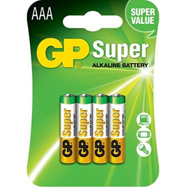 Imagem de Pilha Alcalina GP Palito AAA, Blister Com 4 Unidades ((24A-C4)
