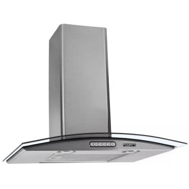 Imagem de Coifa Parede Vidro Curvo Inox 5 Bocas 60cm 127v - Fogatti