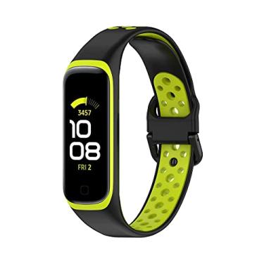 Imagem de Pulseira De Silicone Esportiva marca 123smart compativel com Galaxy Fit2 Fit 2 R220 SM-R220