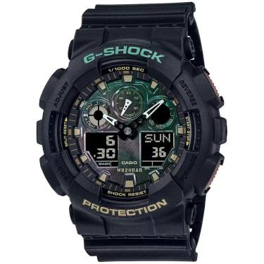 Imagem de Relógio CASIO G-SHOCK preto anadigi masculino GA-100RC-1ADR