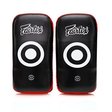 Imagem de Almofadas curvadas Fairtex MMA Muay Thai para socos, bloqueios, chutes, socos de mão e rebatidas | Luvas de boxe leves e absorventes de choque | Preenchimento extra para sparring