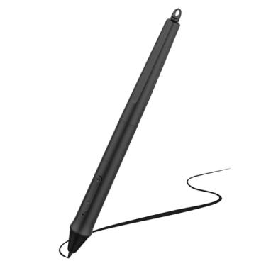 Imagem de CIADAZ Caneta Stylus sem bateria W517 8192 níveis de pressão com 2 teclas personalizadas compatível com tablet gráfico da série Huion Inspiroy/Kamvas - com pontas de 10 unidades