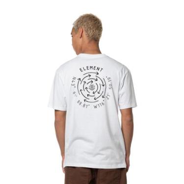 Imagem de Camiseta Element Compass - Branca - Masculino
