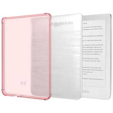 Imagem de TUDIA SKN Capa traseira projetada para Kobo Clara HD 15.2 cm (2018), [cantos reforçados] à prova de choque Slim Anti-amarelamento gel de silicone transparente traseira leve TPU bumper para eReader -