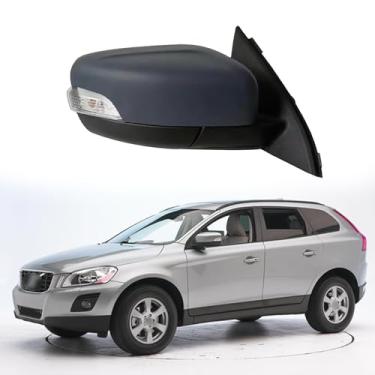 Imagem de Espelho lateral do passageiro adequado para Volvo XC60 XC-60 2013 2008-2013 Conjunto de espelho retrovisor lateral de reposição Acessórios de espelho retrovisor elétrico ajustável, aquecimento, luz de