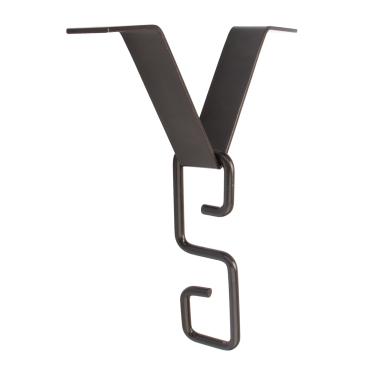 Imagem de Clipe de corrente de chuva para adaptador de calha, sistema coletor de chuva externo estilo V cobre sinos de chuva suporte gancho conector, corrente de chuva, acessórios de desvio de água