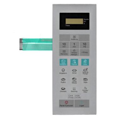 Imagem de Membrana teclado Para Microondas Panasonic Nnst 352w Nnst 362m Cinza -
