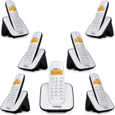Imagem de Telefone Sem Fio 6 Ramal Adicional ID Bina TS 3110 Intelbras