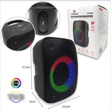 Imagem de Caixa de Som Bluetooth 10w Sd/mp3/pendrive/fm Grasep D-3140