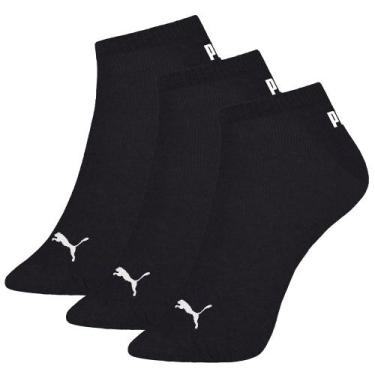 Imagem de 3 Pares De Meias Em Algodão Modelo Cano Curto Esportivas Sport Masculi