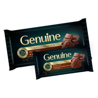 Imagem de Chocolate Ao Leite Genuine  Sem Glúten Pacote 1 Kg