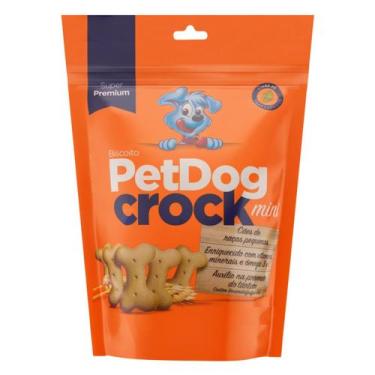 Imagem de Biscoito Pet Dog Crock Mini para Cães Porte Pequeno 1kg - PETDOG