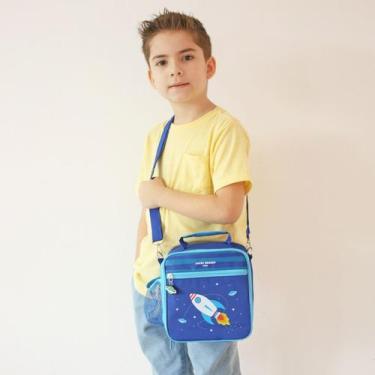 Imagem de Lancheira Bolsa Térmica Necessaire Marmita Lanches Infantil Juvenil Es