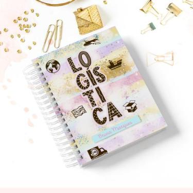 Imagem de Caderno profissão personalizada Logística - cantinho da festa