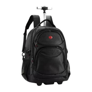 Imagem de Mochila de Rodinha Universitária Masculina - Clio, Preto