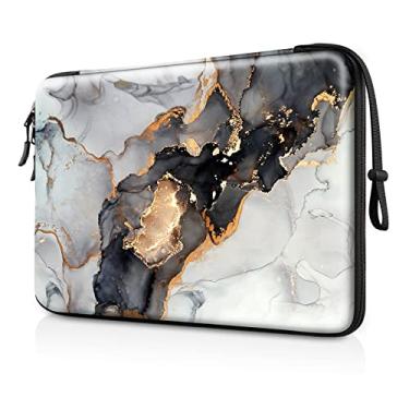 Imagem de FINPAC Capa rígida para laptop de 13 polegadas MacBook Air M3 M2 M1 2024, MacBook Pro de 14 polegadas M3/M2/M1 A2918 A2992 A2779 A2442, capa à prova d'água para Dell, Surface Laptop, HP, Acer, mármore