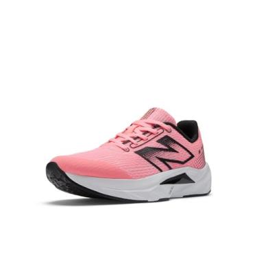 Imagem de New Balance Tênis de corrida unissex infantil FuelCell Propel V5 com cadarço, Ultra rosa/preto, 4.5 Big Kid