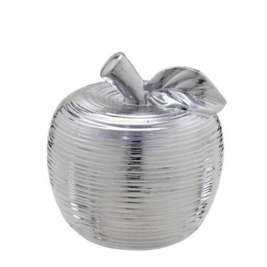 Imagem de Fruta Decorativa 11.5cm Maça Prateada Espressione