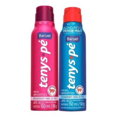 Imagem de Kit C/2 Tenys Pé Spray Woman + Original 150 Ml - Baruel