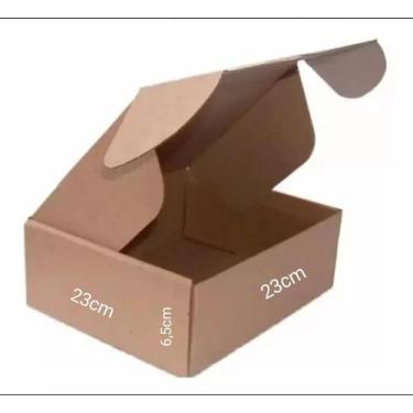 Imagem de Caixa de Papelão 23x23x6,5 Sedex , Correios, Pac, Ecommerce KIT 25 cai